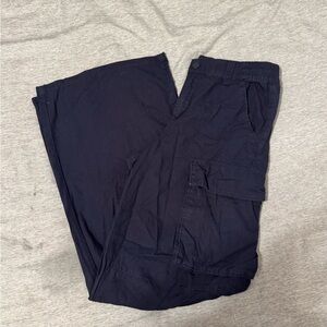 H&M Women's Navy Cargo Pants